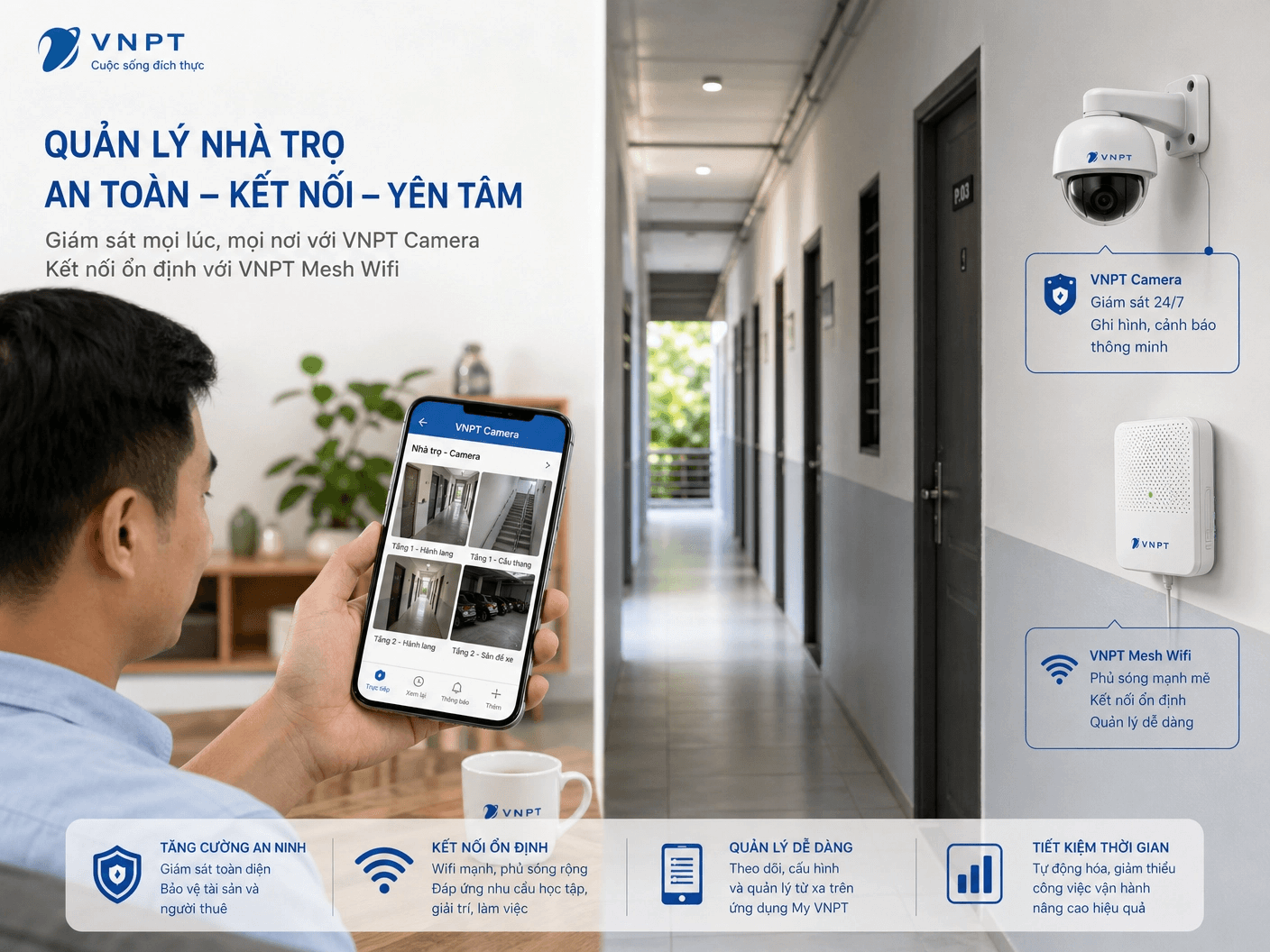 Internet VNPT Cho Nhà Trọ