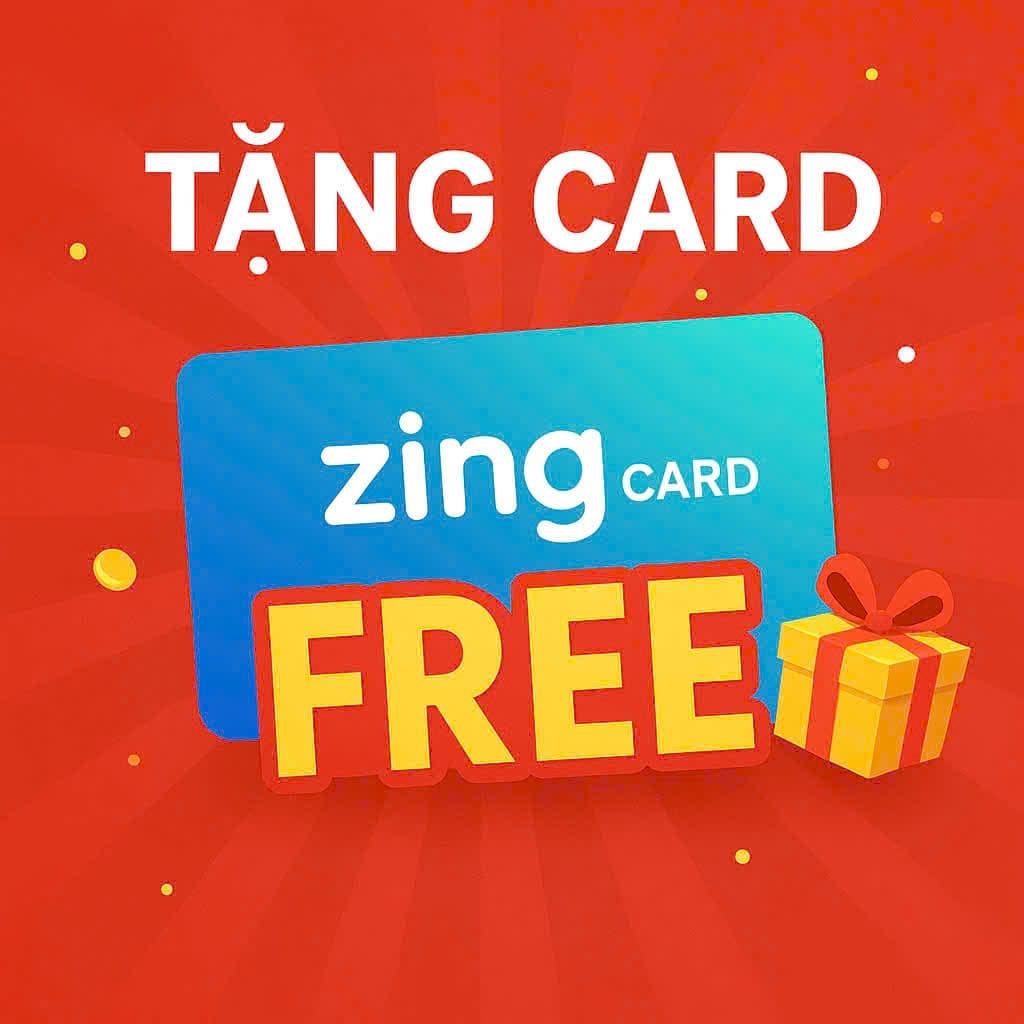Thẻ Cào Zing Miễn Phí Có Số Seri, Card Zing Free 2025