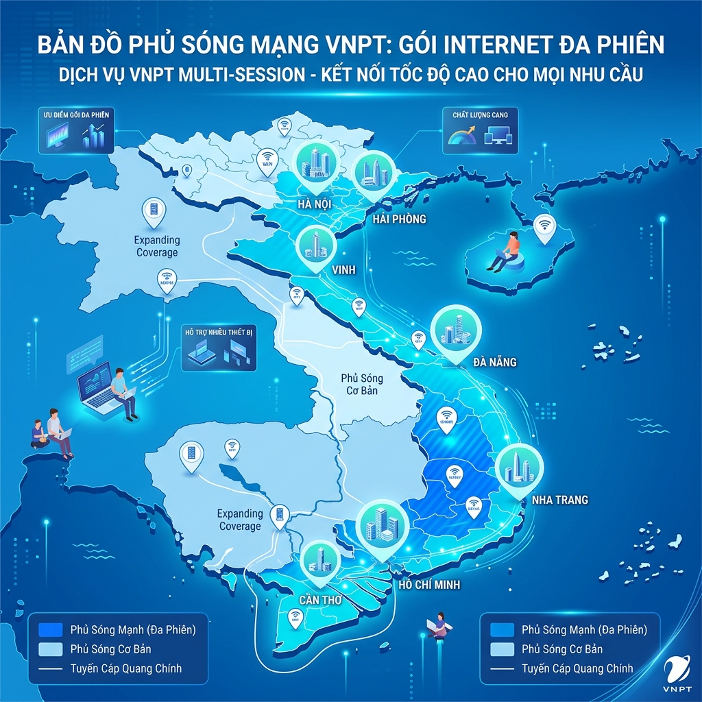 Gói cước Đa Phiên VNPT