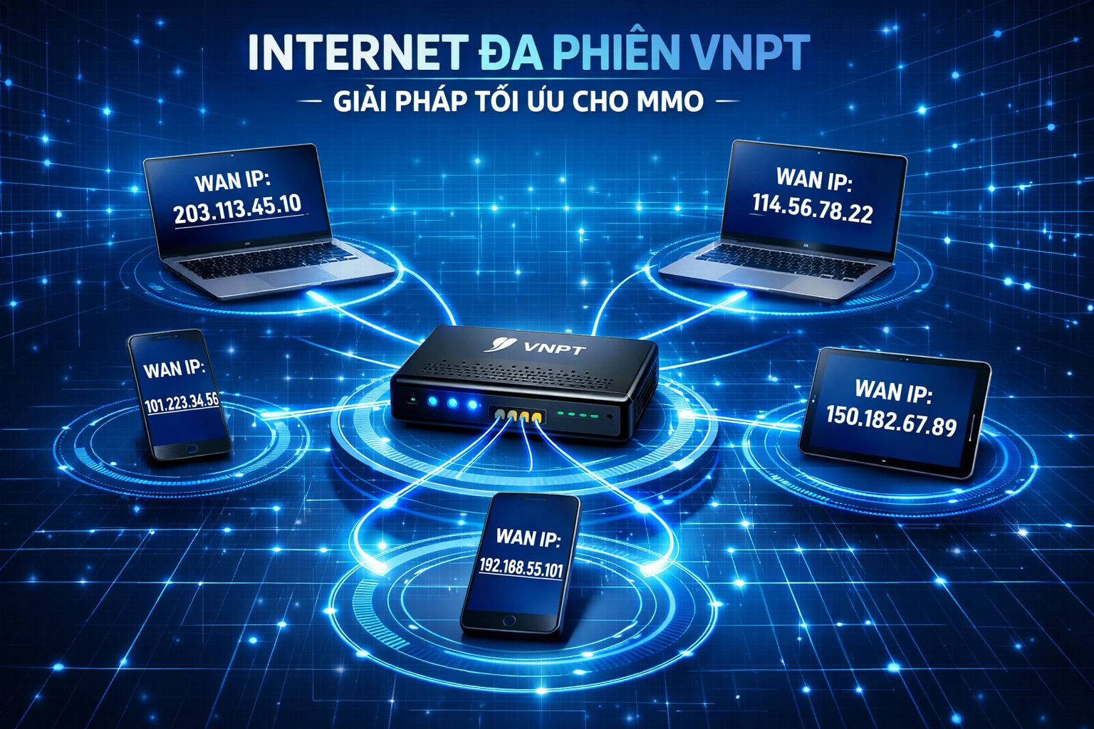 Gói cước Đa Phiên VNPT