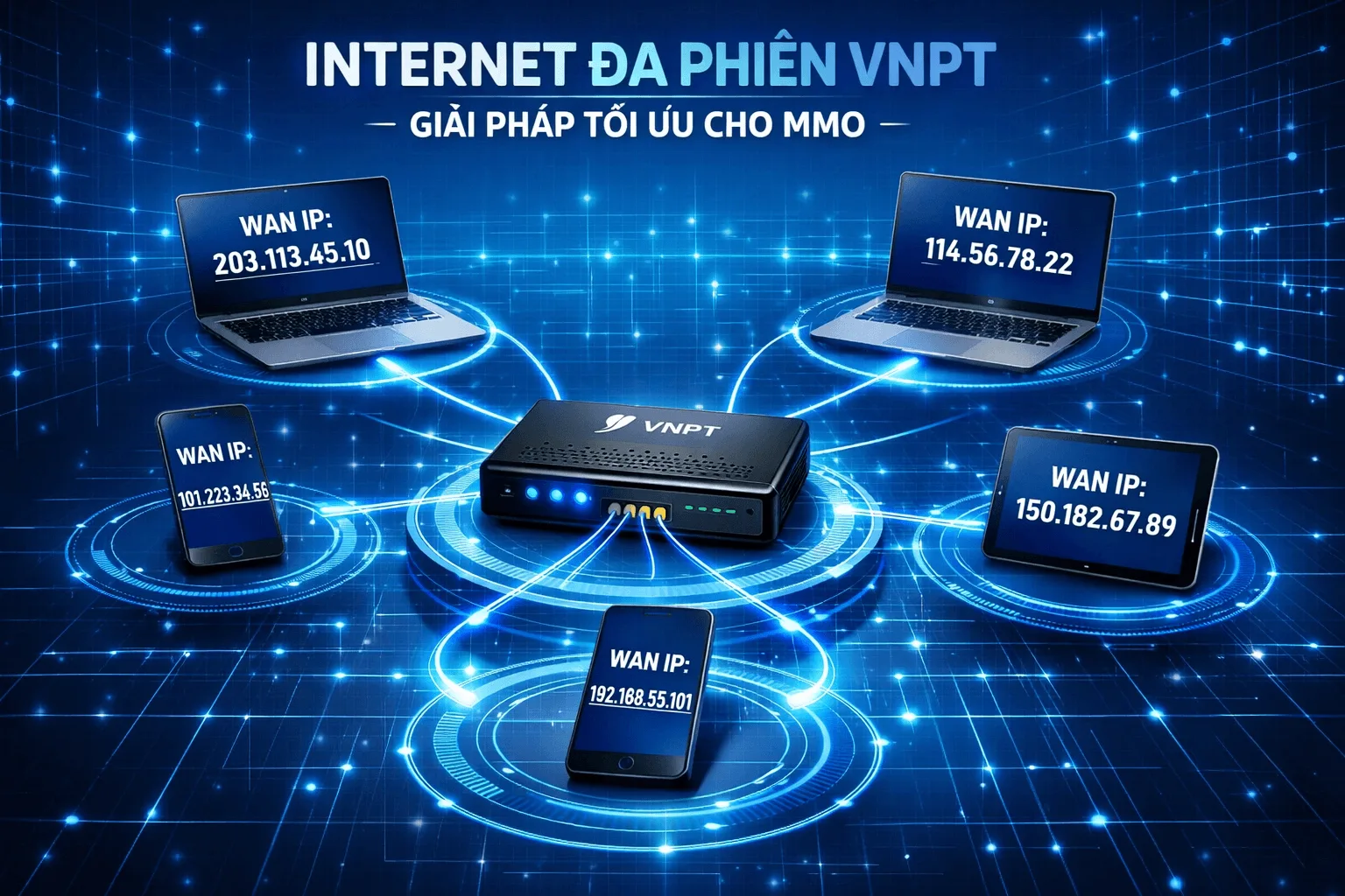Gói cước Đa Phiên VNPT