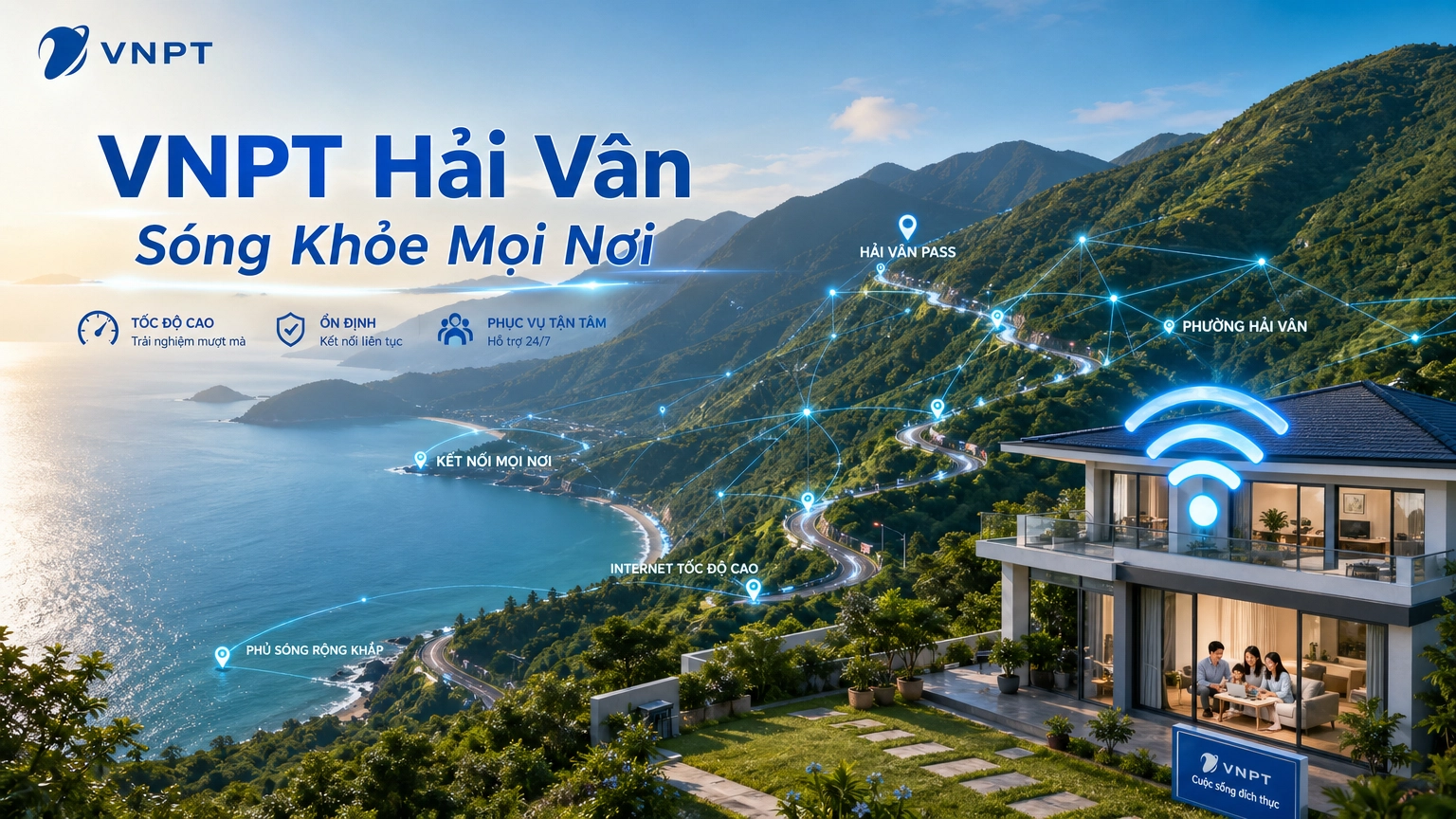 Lắp mạng VNPT Hải Vân