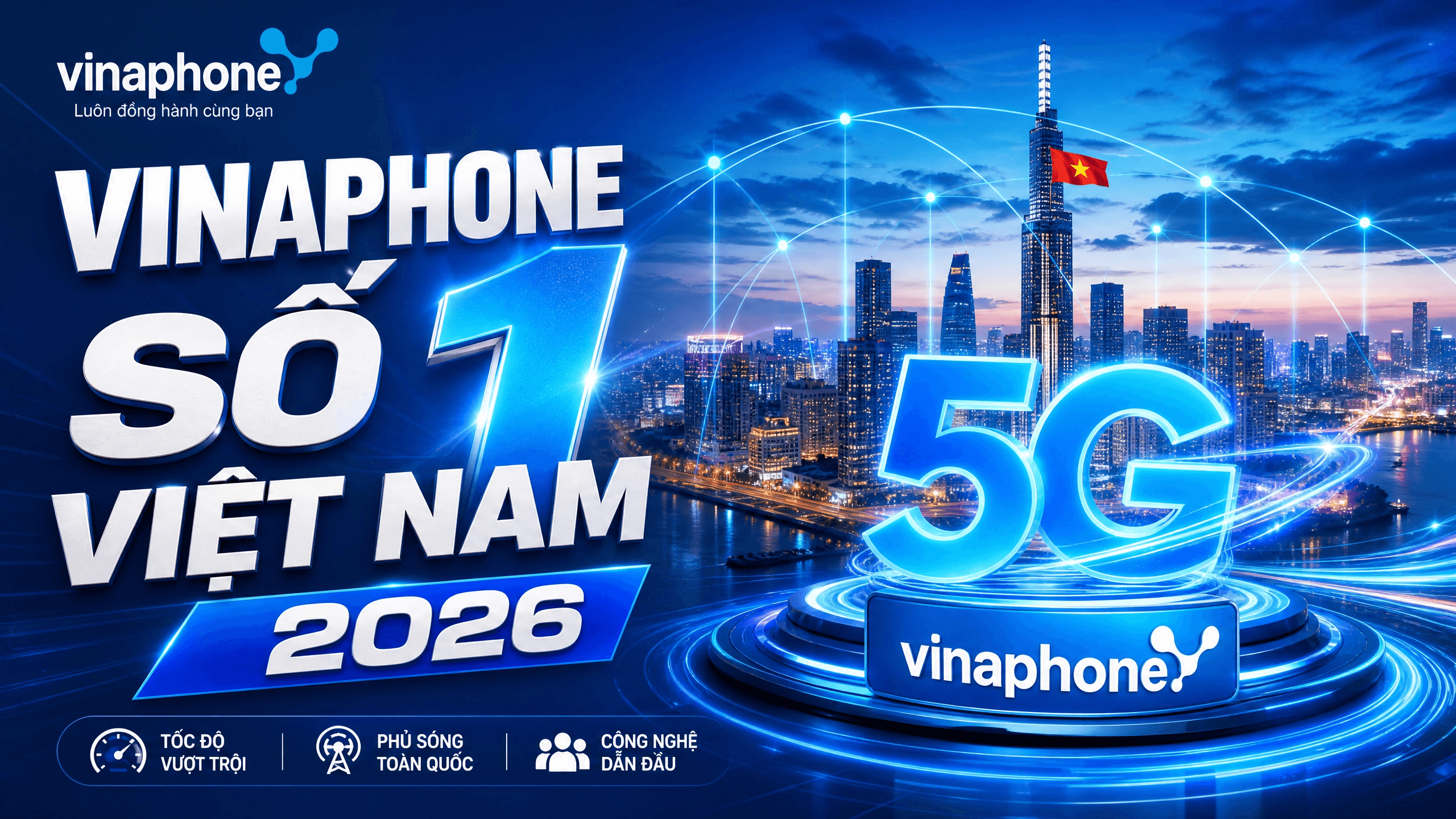 Vinaphone Dẫn Đầu Mạng Di Động Việt Nam 2026