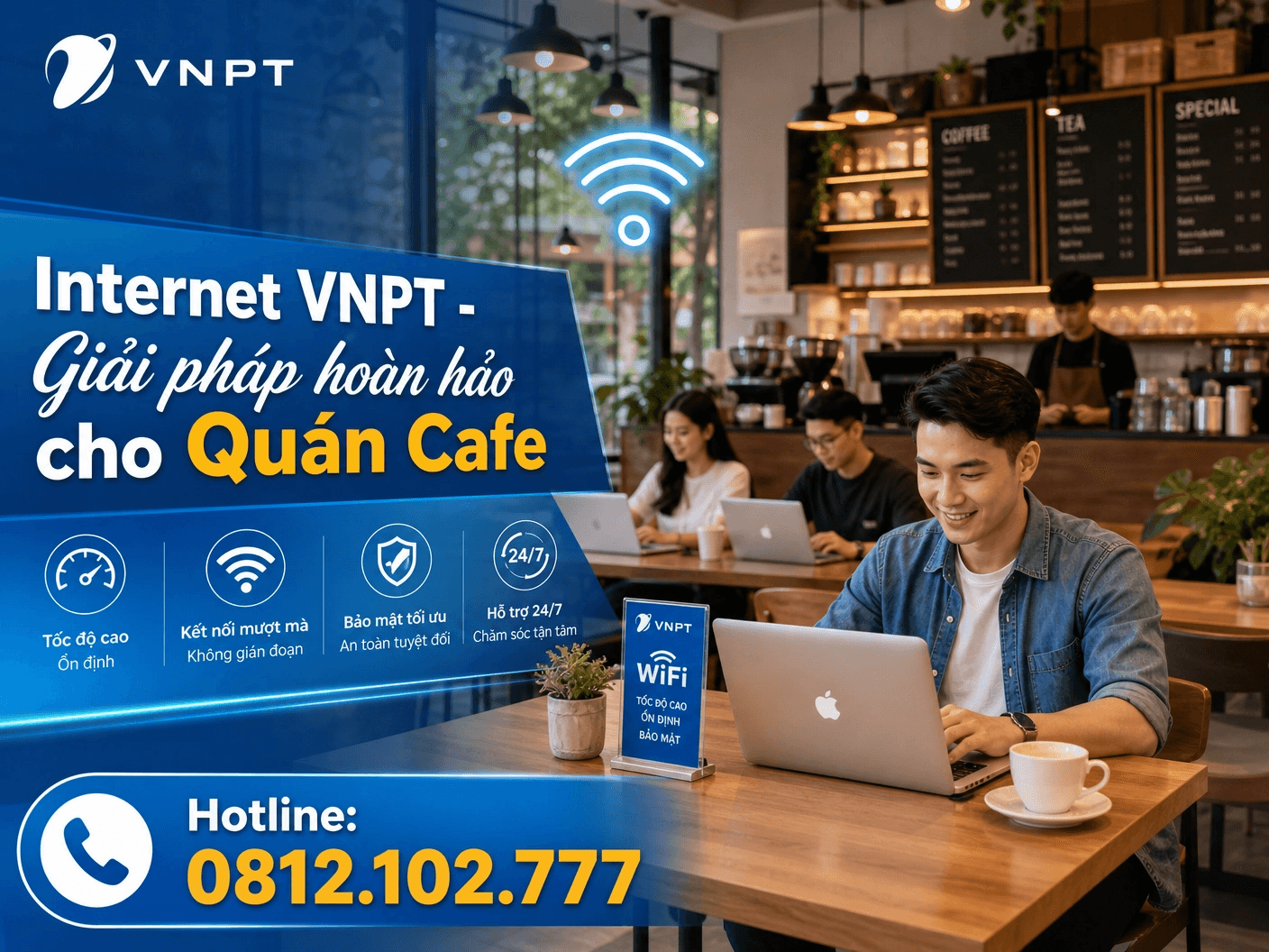 Internet VNPT có phù hợp quán cafe không?