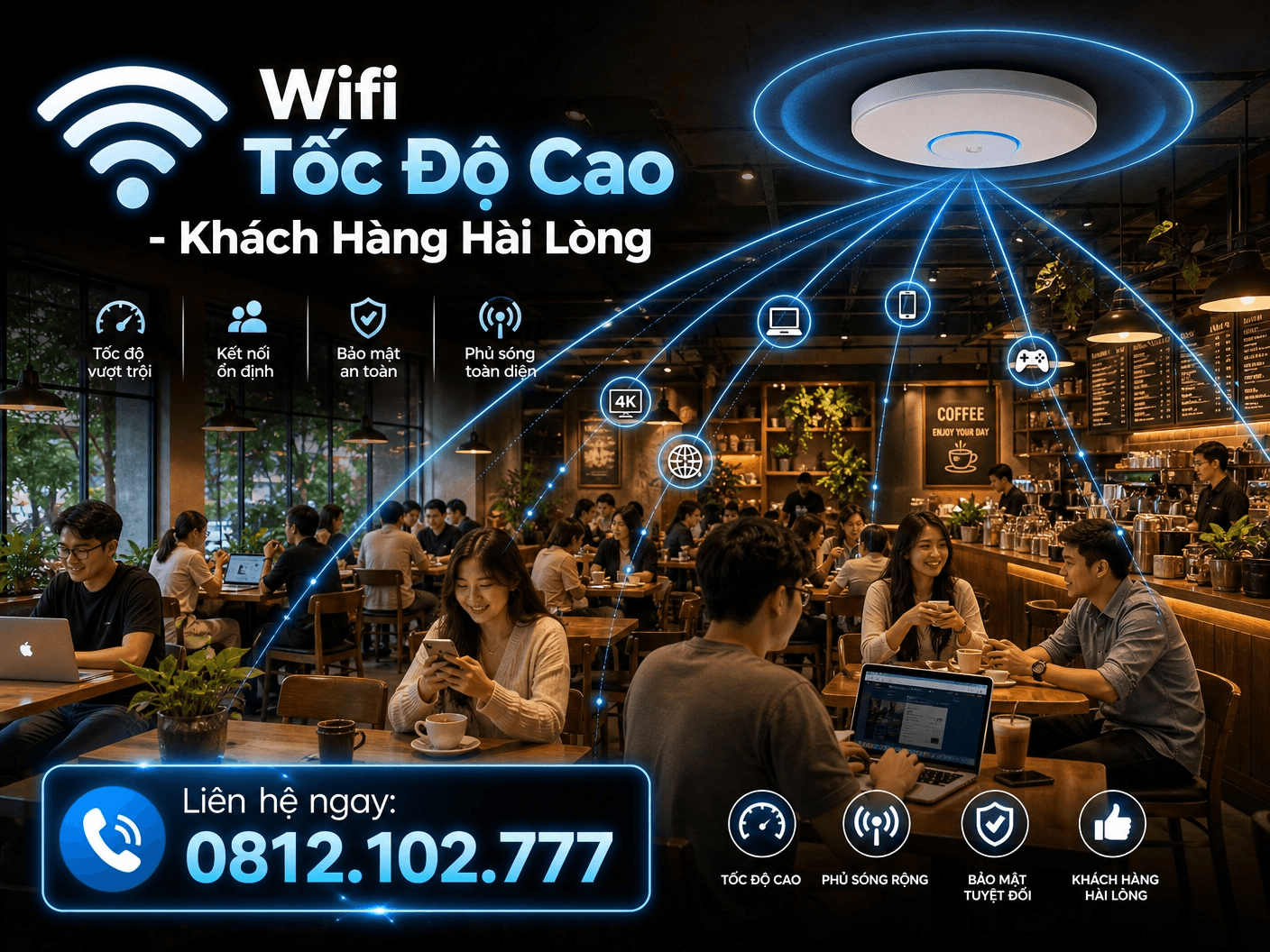 Internet VNPT có phù hợp quán cafe không?
