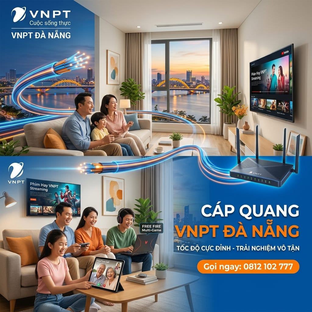 Combo Internet + Truyền Hình VNPT Đà Nẵng