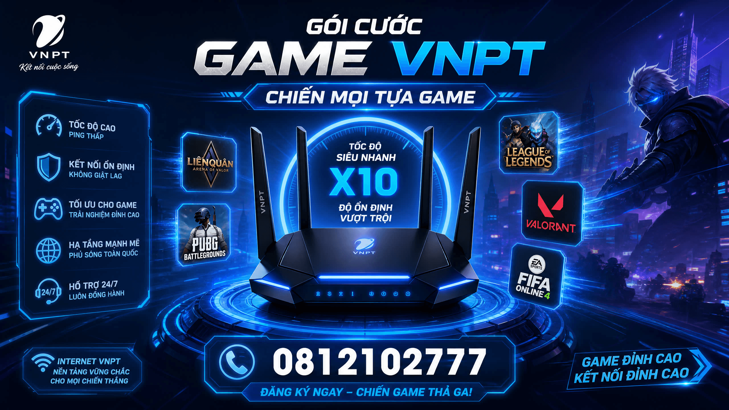 Mạng VNPT chơi game có tốt không?