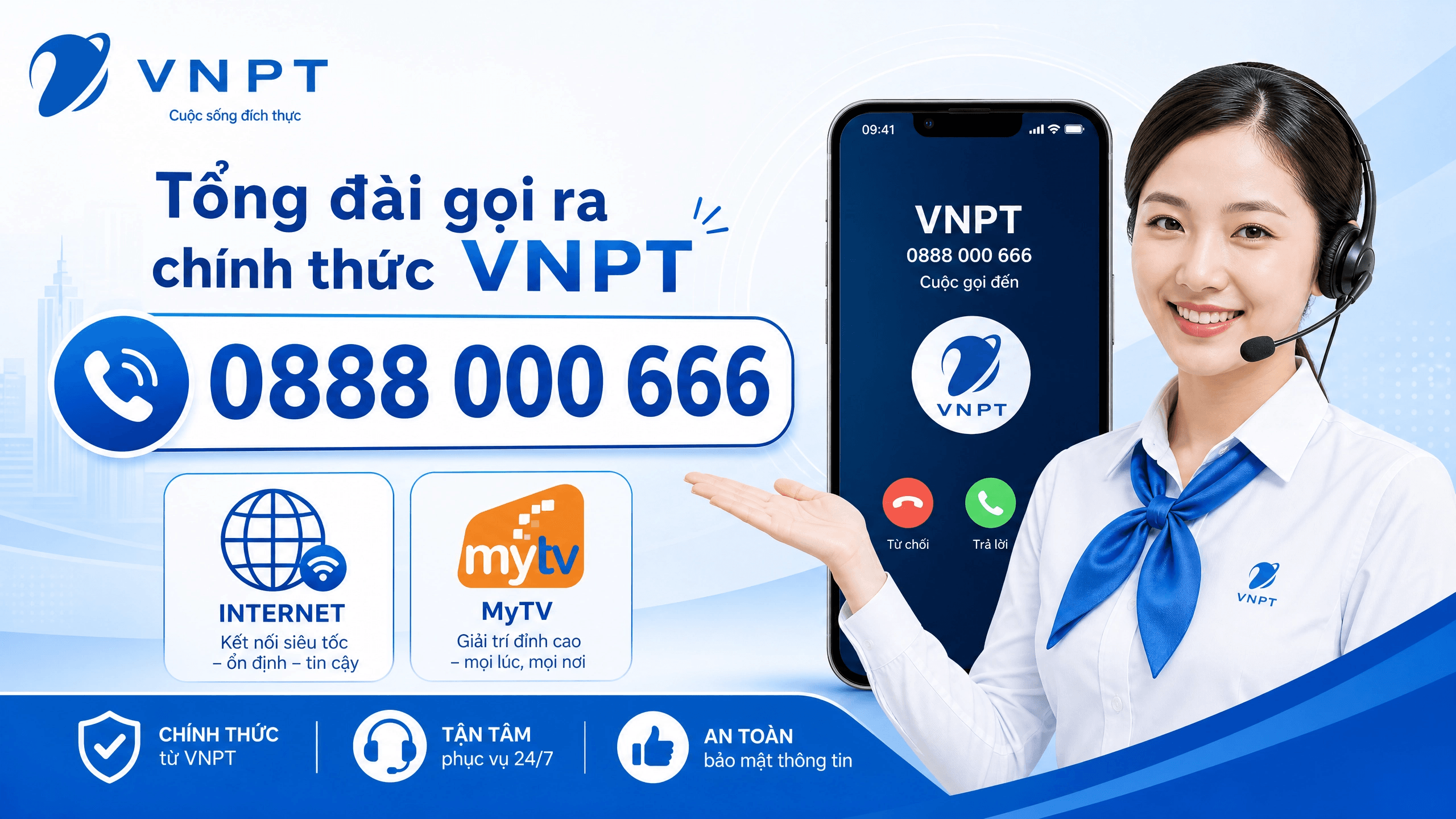 Các Đầu Số Tổng Đài Chính Thức Của VNPT