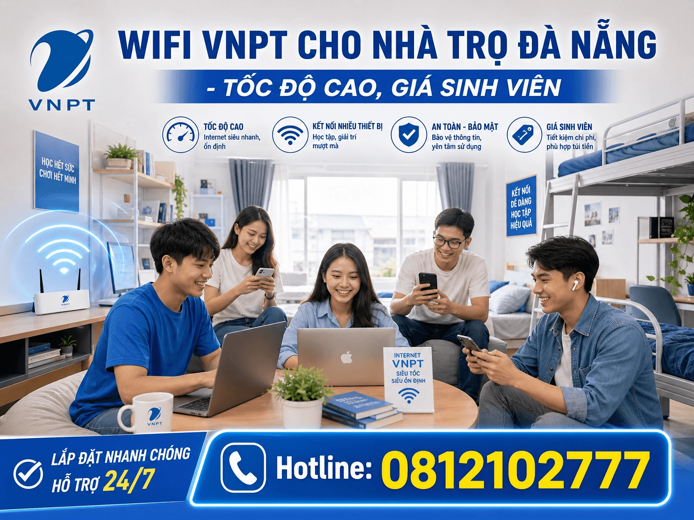 Internet VNPT Cho Nhà Trọ Đà Nẵng