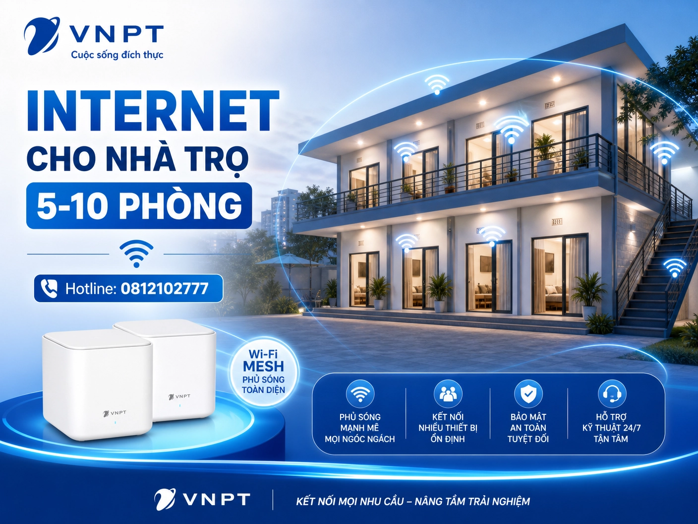 Internet Cho Nhà Trọ 5-10 Phòng