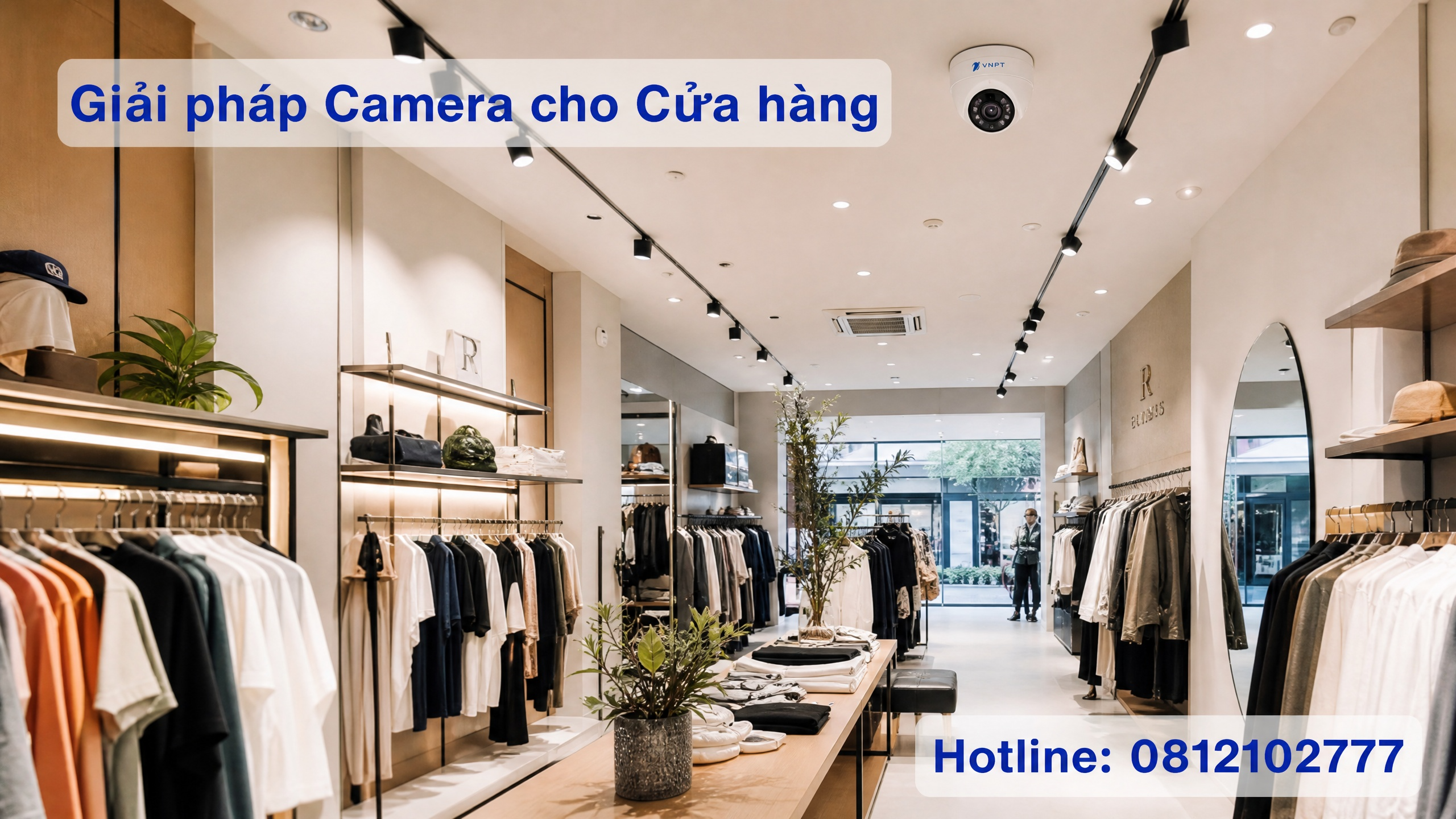 Lắp đặt Camera giám sát cho cửa hàng