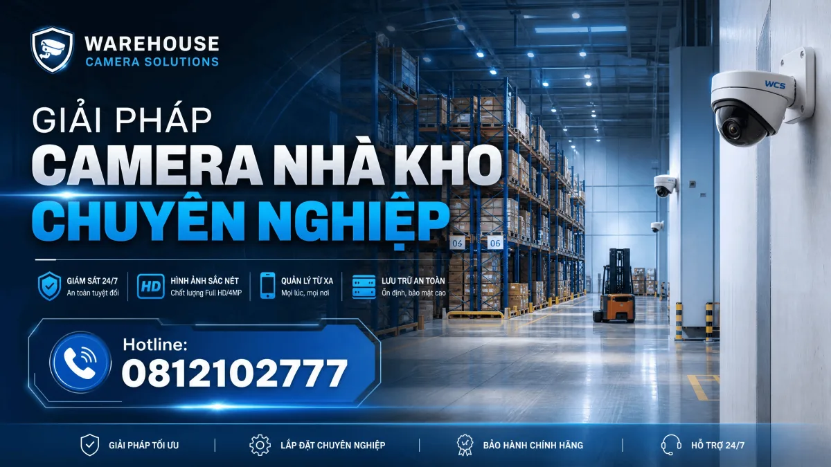 Gói Cước Camera Nhà Kho Chuyên Nghiệp