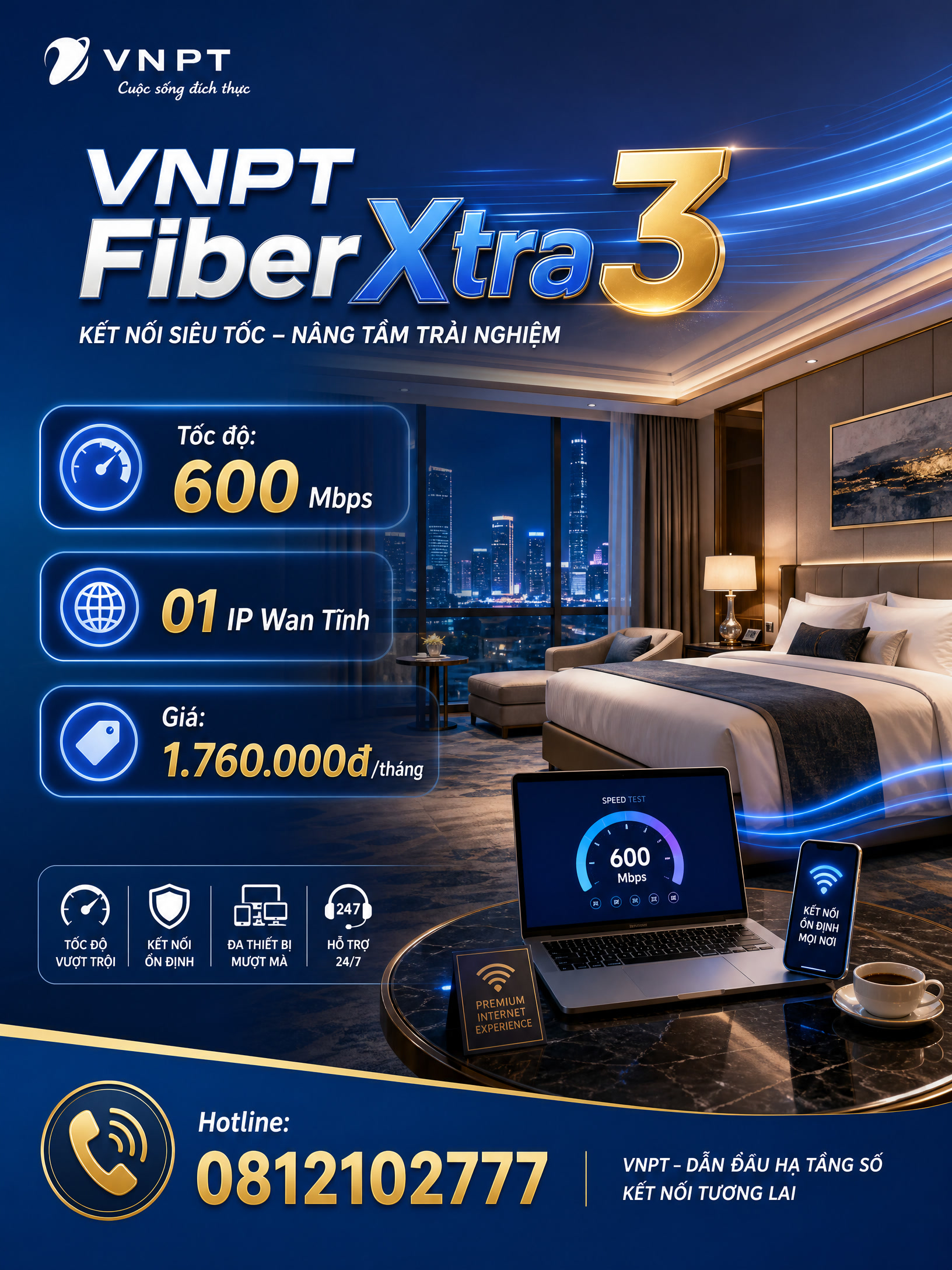 Lắp mạng cho khách sạn mini
