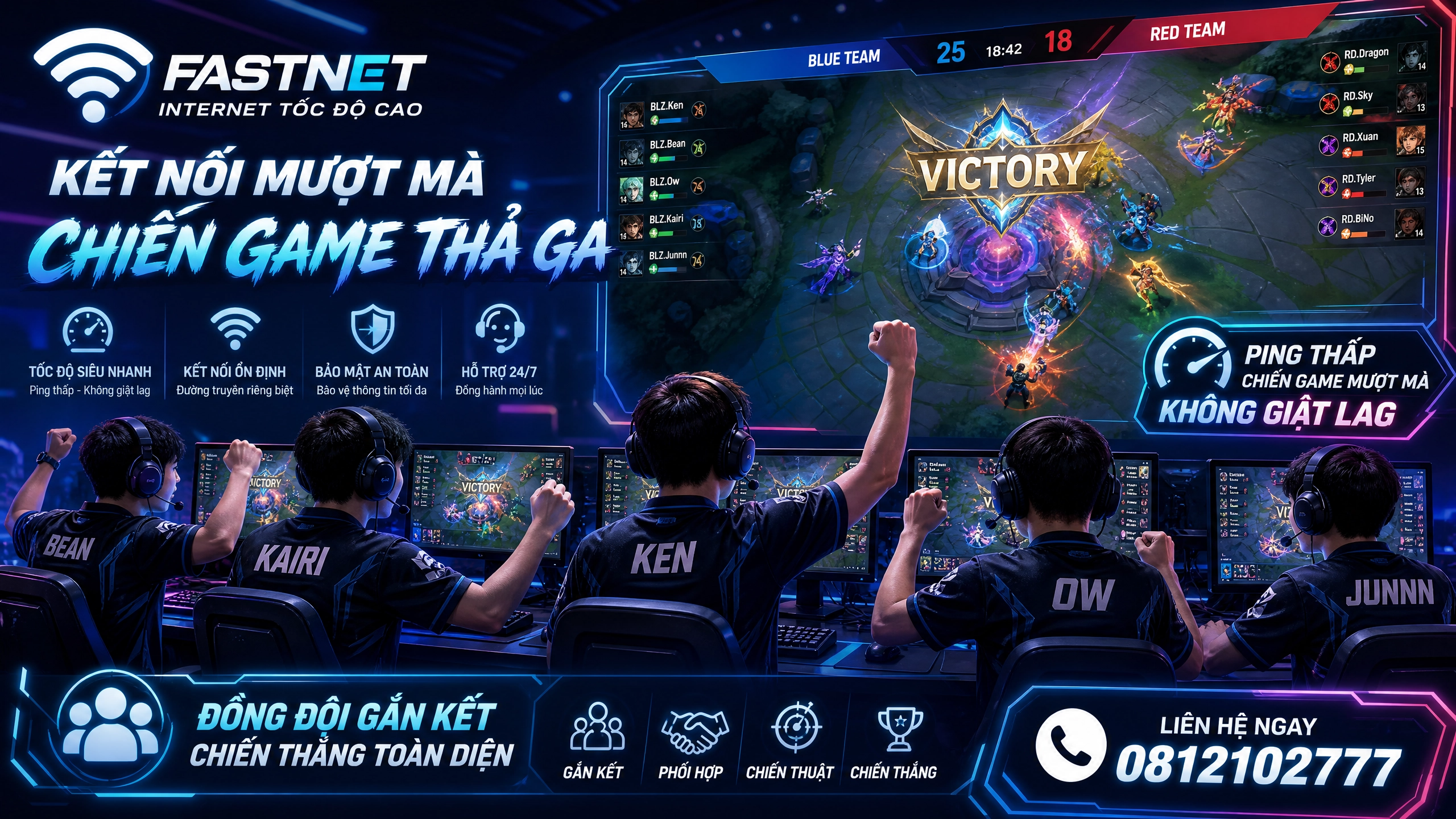 Mạng VNPT cho game thủ