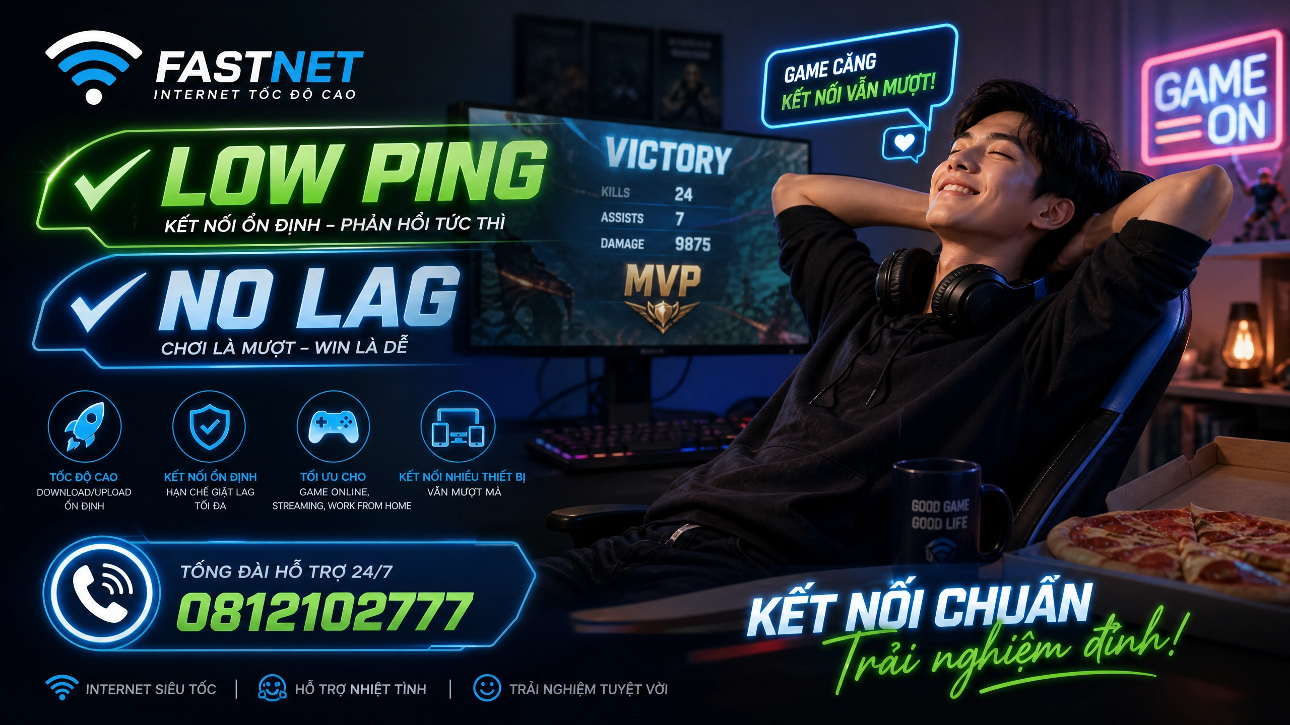 Mạng VNPT cho game thủ