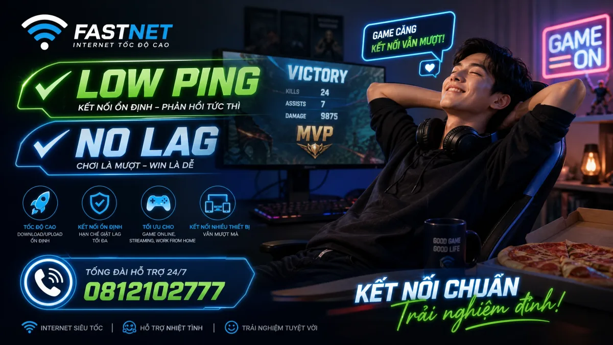 Mạng VNPT cho game thủ