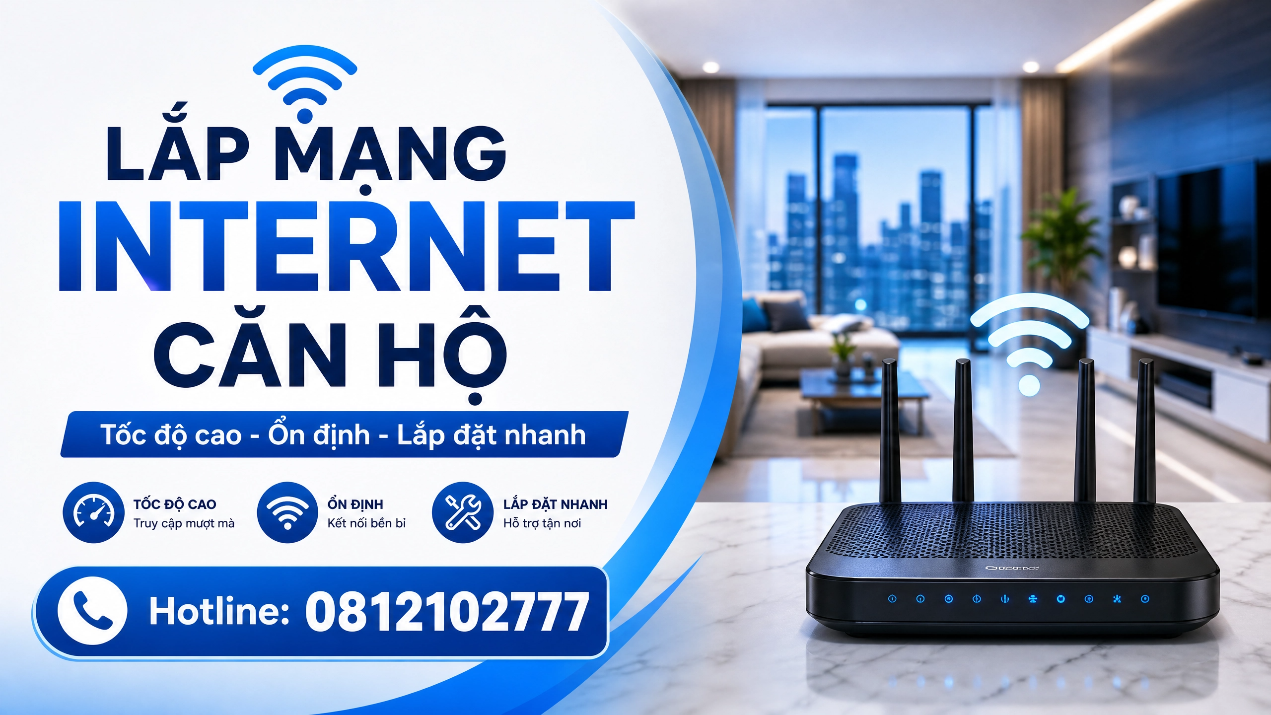 Lắp Mạng Internet Cho Căn Hộ