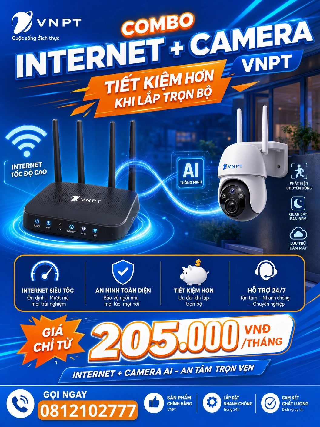 Bảng giá Camera AI VNPT mới nhất 2026