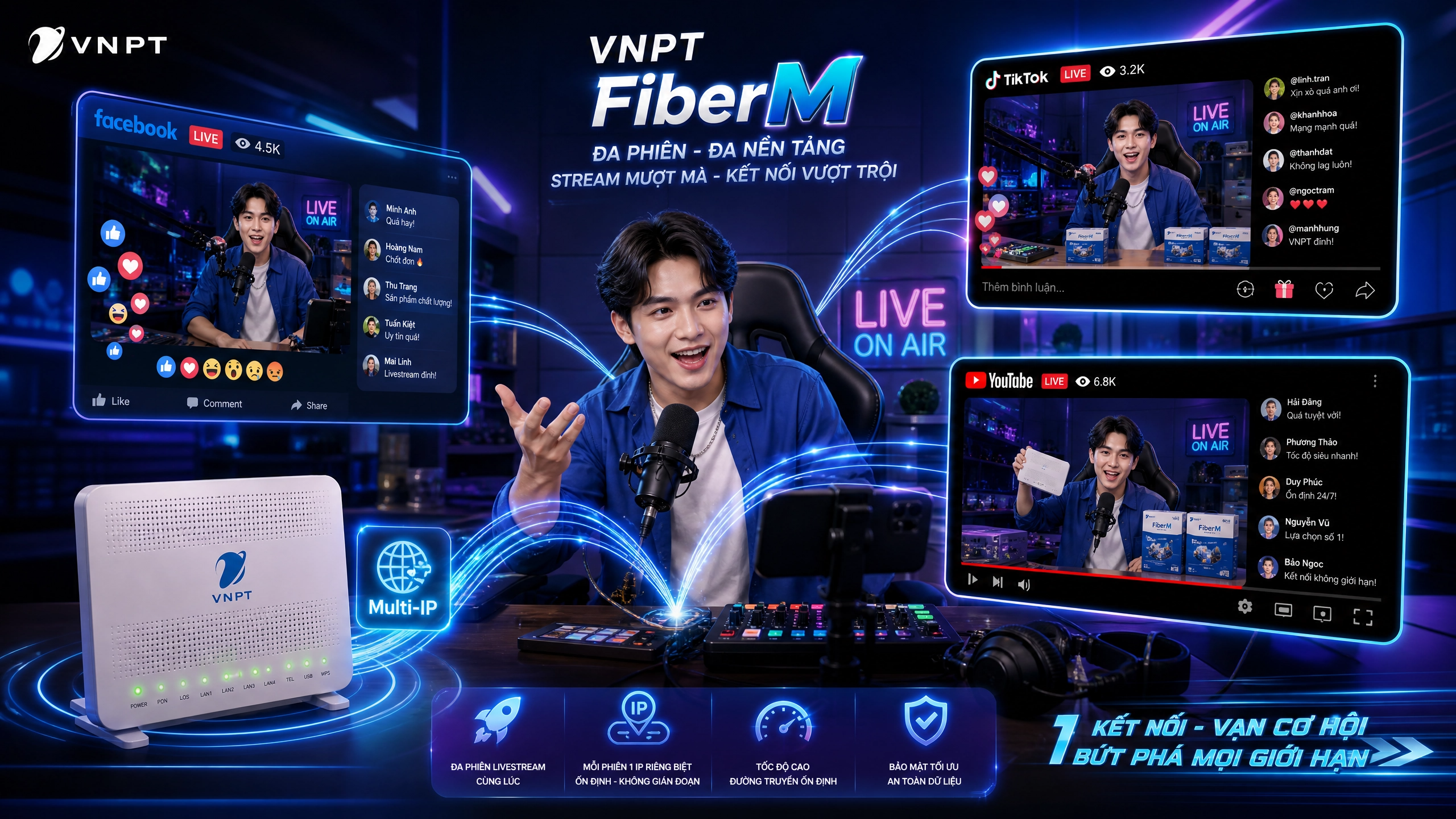 Gói cước dành cho livestream