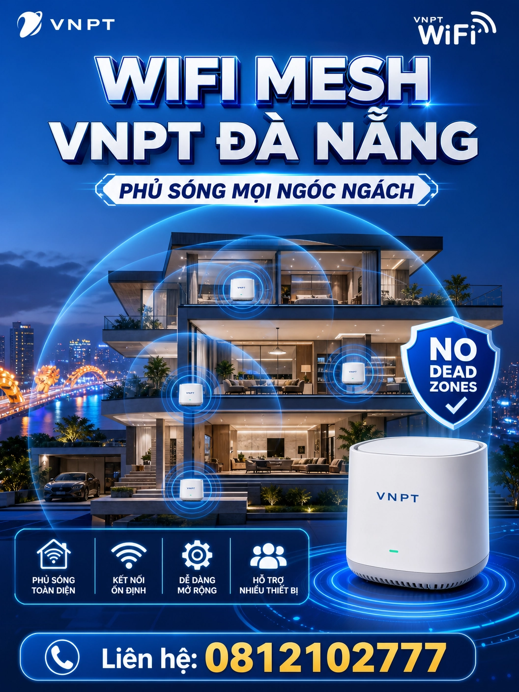  Lắp WiFi VNPT Đà Nẵng